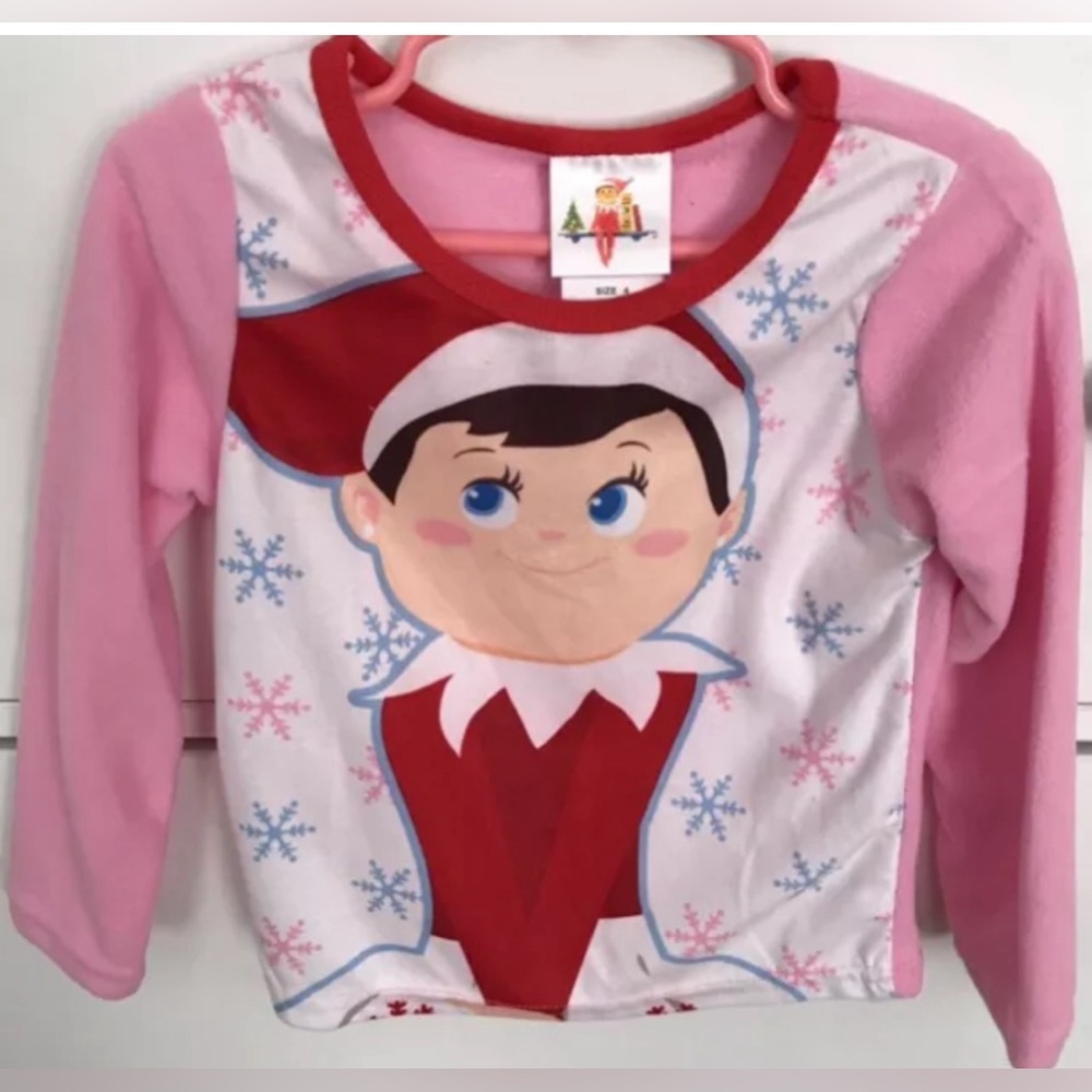 New With Tags The Elf On The Shelf Girls Pajamas Size 4